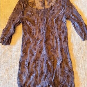 NWOT Free People Lady Lux Layering Top Purple Lace